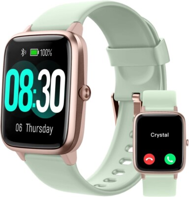 GRV Smart Watch for iOS and Android Phones (Answer/Make Calls), Watches for Men