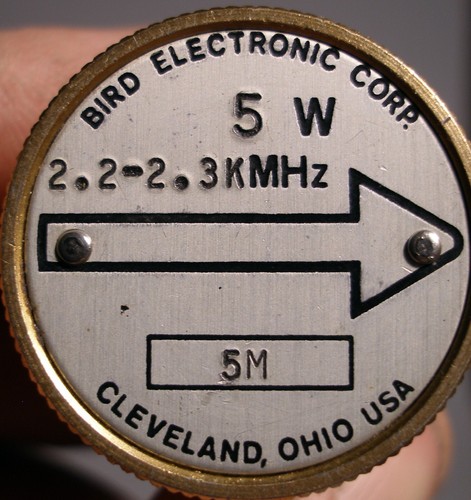 BIRD Electronics Wattmeter Element Slug 5M, 2200-2300Mhz, 5W - Picture 4 of 4