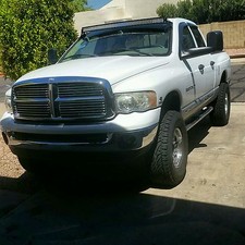 93 - 08 Dodge Ram 52 Curved Led Light Bar Mounts