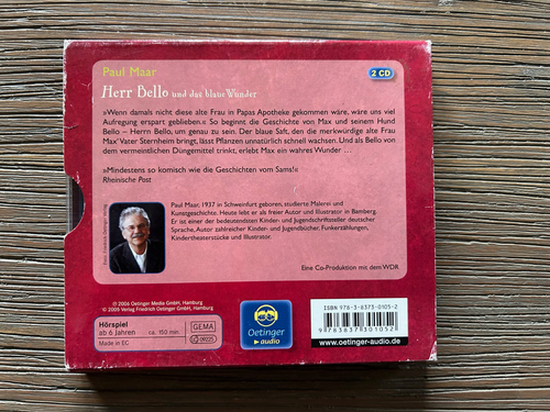 3 x Hörspiel Wiedersehen mit Herrn Herr Bello Neues von KOMPLETT 6 CDs Paul Maar - Bild 2 von 7
