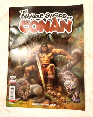 SAVAGE SWORD of CONAN MAGAZINE #7 - ALEX HORLEY MAIN COVER A - TITAN COMICS/2025