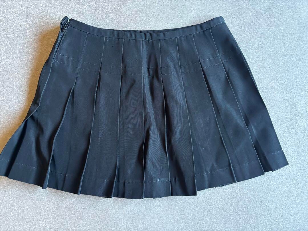 COMME des GARCONS Pleats Mini Skirt S Authentic Women Used