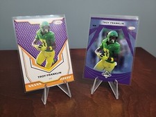 Troy Franklin 2024 Sage High Series Purple All Rookie Team & Purple Base