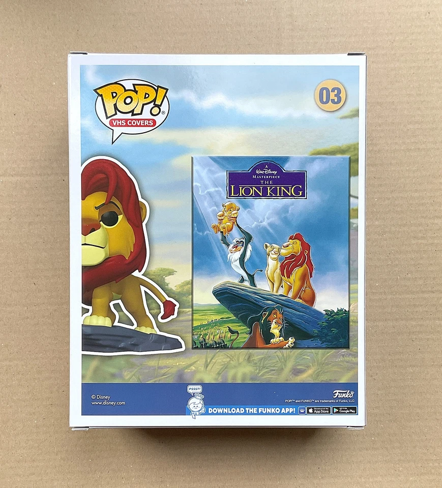 Funko Pop VHS Covers The Lion King Simba On Pride Rock #03 - Image 3 of 4