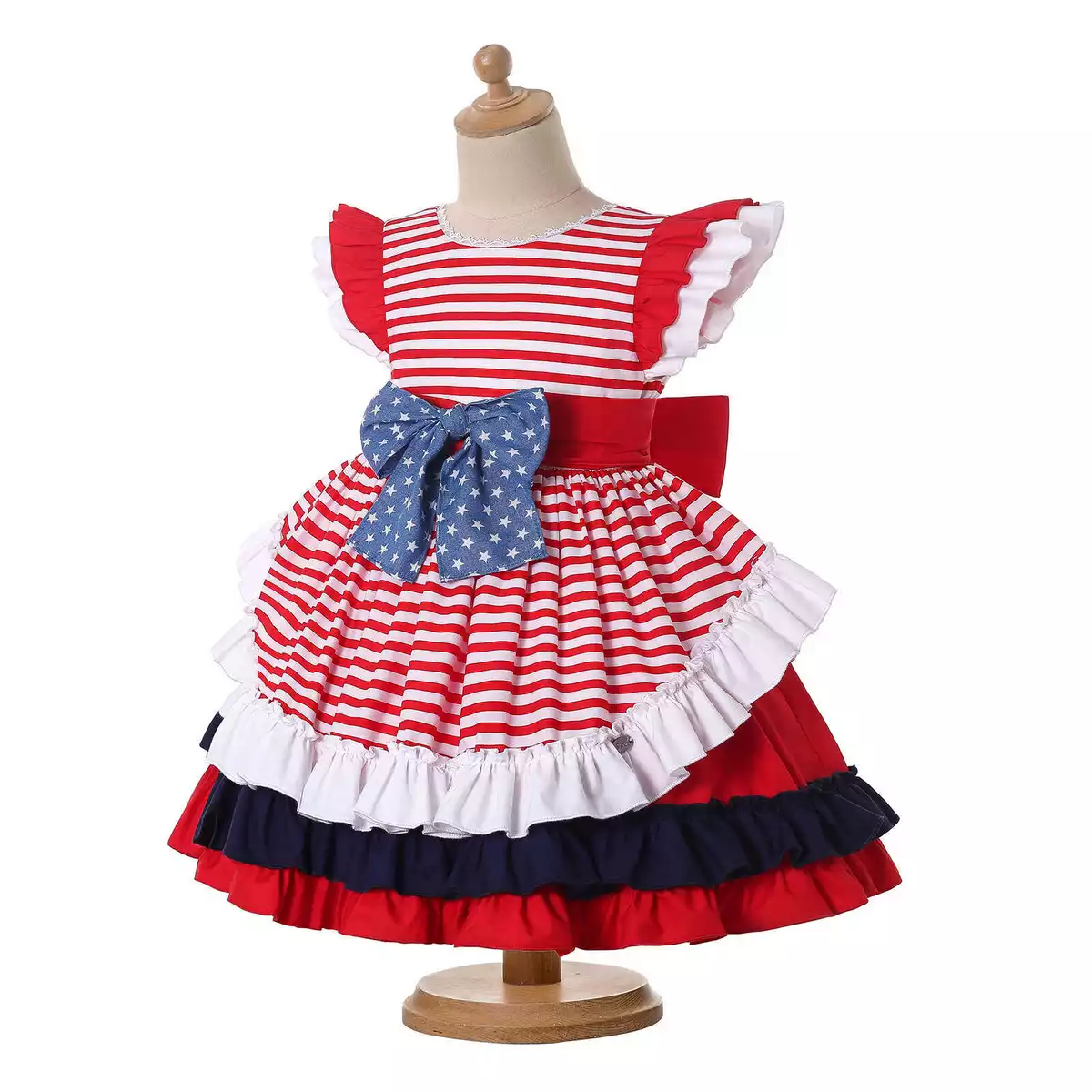 Patriotic little top girl dresses