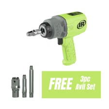 Ingersoll Rand 2236QTIMAXG  1/2" & 3/4” Impact Hi-Viz GREEN + Free 3pc Anvil Set