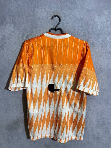Umbro maglia vintage calcio calcio maglia arancione anni 80 90 uomo taglia L - Foto 6 di 6