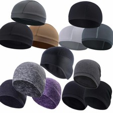 Summer Winter Moisture Wicking Skull Cap Helmet Liner Cycling Running Beanie Hat