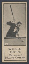 1924 V122 WILLIARD WILLARD'S CHOCOLATES SPORTS CHAMPIONS  21  WILLIE HOPPE