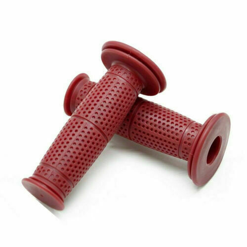 7/8'' 22mm Handle Bar Grips Retro Rubber Bottle Hand Grips Dirt bike Universal - Picture 1 of 2