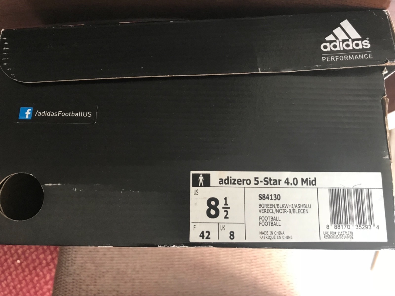 Adidas adizero 5-Star 4.0 4.0 4.0 Low Men's Football Cleats Style B54298 MSRP 125 -NEW 1a9078 Adidas adizero 5-Star 4.0 4.0 4.0 Low Men's Football Cleats Style B54298 MSRP 125 -NEW 1a9078