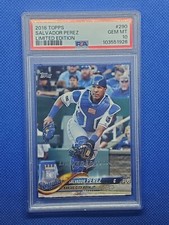2018 Topps Limited Edition SALVADOR PEREZ PSA 10 card 1000 made KANSAS CITY