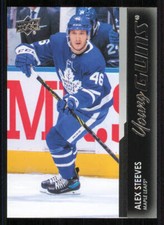 2021-22 Upper Deck #742 Alex Steeves Young Guns RC
