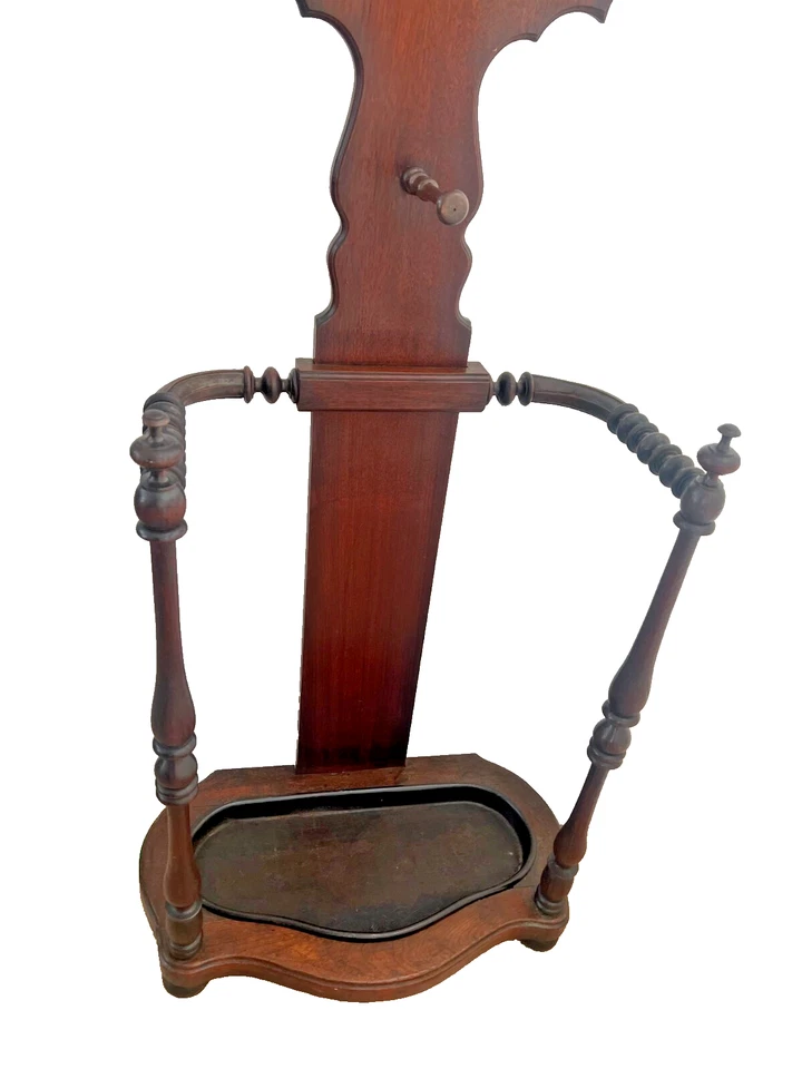 Викторианская подставка-зонтик в форме звездообразования круглое зеркало железная капельница - Изображение 3 из 4