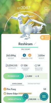 Pokemon 2643 Shiny Reshiram Pokedex: Evolution, Moves, Location, Stats