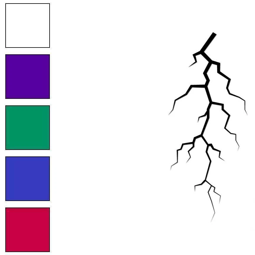 STICKER*PIMP Lightning Bolt, Vinyl Decal Sticker, Multiple Colors & Sizes #6355