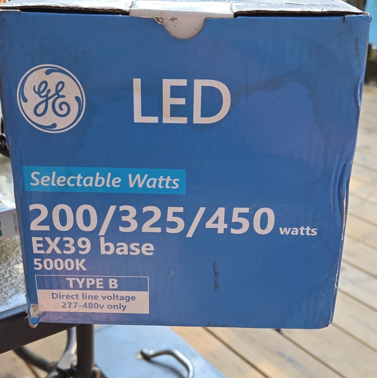 GE LED ED37 Corn Bulb 200/325/450W EX39 Base 5000K Type B 277V | eBay