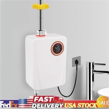 Electric Tankless Water Heater Instant Hot Shower Kitchen Heater 110V 3000W