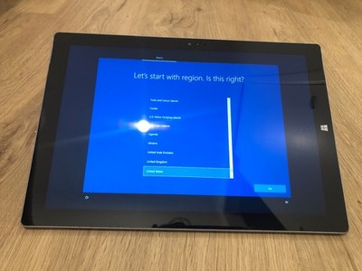 Microsoft Surface Pro 3 Win10 Home i5-4300U 8GB RAM 256GB SSD *READ DESCRIPTION*