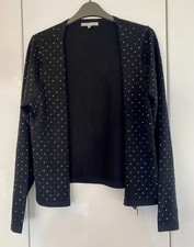 Oliver Bonas Women's Sparkly Cardigan UK 16 Black