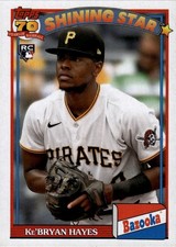 2021 Topps Archives 1991 Topps Bazooka Shining Stars #91BZ-2 Ke'Bryan Hayes MINT