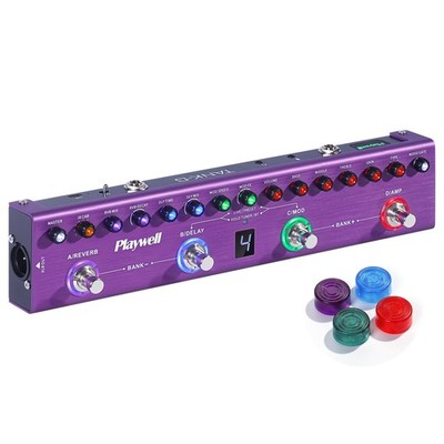 Multi Effects Guitar Pedal with 36 Presets, Chorus, Delay, Reverb, Tuner, BT
