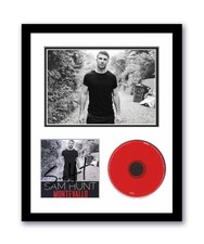 Sam Hunt Autographed Signed 11x14 Custom Framed CD Photo Montevallo ACOA