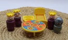 Vintage Fisher Price Little People King Queen knight Lot Of 4 Figures + 3 items