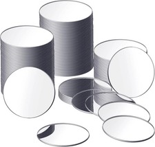 25 Pcs Small round Mirrors for Crafts Adhesive round Mirror Tiles for Centerpiec