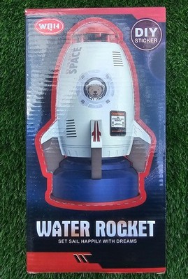 Wqh Water Rocket Hose Sprinkler Launch H2O Blast Off Toy (NEW IN BOX)