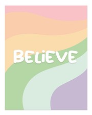 Colorful Inspirational Wall Art Poster - Motivational Decor Home Decor