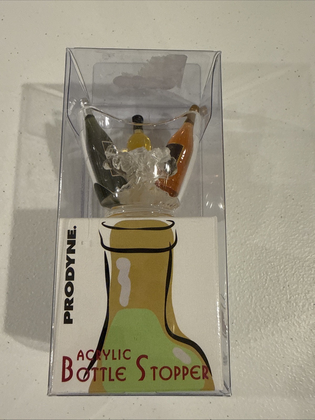 PRODYNE ACRYLIC BOTTLE STOPPER CUTE WINE SPIRITS AIRTIGHT SI