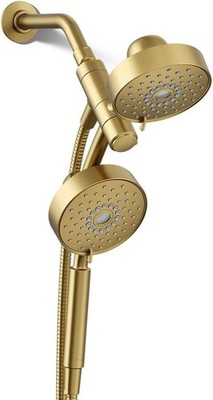 Kohler K-23219-2MB Purist Dual Shower Head Handshower 2.5 GPM Brass