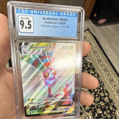 Butterfree VMAX graded CGC 9.5 for sale on eBay