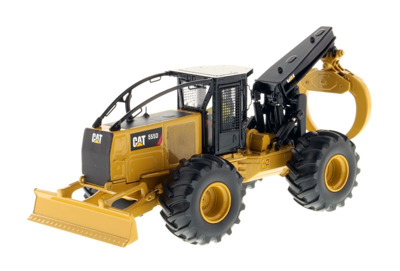 CATERPILLAR 555D Réplique de Collection Haute Précision avec Figurine et Bois