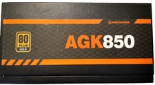 Power Supply 850W Fully Modular 80Plus Gold Certified PSU (ARESGAME, AGK850)