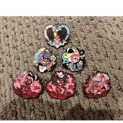 RARE Helluva Boss Spring, Valentine, and Pride Month Pins Limited SharkRobot Lot