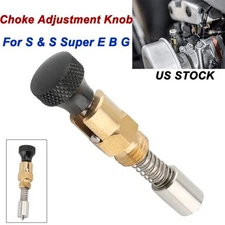 Carburetor Black Cross Enrichener Choke Knob For S&S Super E, B And G Carbs 