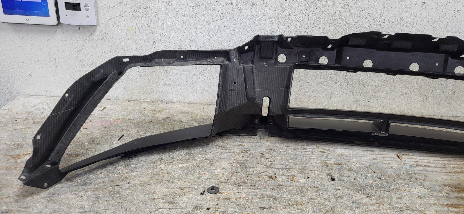 2022-2024 LAMBORGHINI HURACAN STO FRONT BUMPER SPLITTER USED *DC8019