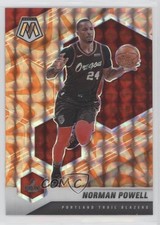 2020-21 Panini Mosaic Reactive Orange Prizm Norman Powell #195 0i1i