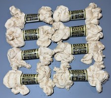 8 VTG NOWA Lilia Daisy nr. 30 Art 65 Cream 500yds merceryzowane szydełkowe bawełniane motki