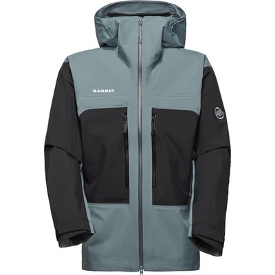 Mammut - Taiss HS Hooded Jacket Men strata-black XL Regenjacke Hardshell Berg