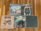 AC/DC lot of 5 rock-metal orig albums, quality vinyl, 1 sealed, free shipping