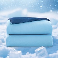 EGOHOME Cooling Comforter Queen Size, Double-Sided Cooling Blanket for Hot Sl...