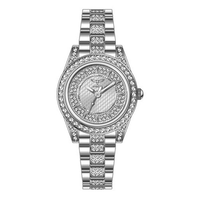 NEW INVICTA 69062 WILDFLOWER SILVER TONE STEEL WOMENS WATCH
