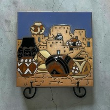 Mag Mor Studios Hand Painted Art Tile Trivet ...