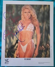 Terri Runnels Autographed 8x10 Photo WWF WWE WCW