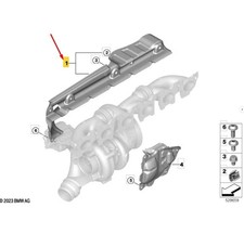 BMW 4 G26 Exhaust Turbocharger Heat Protection 11795A5CA74 NEW GENUINE