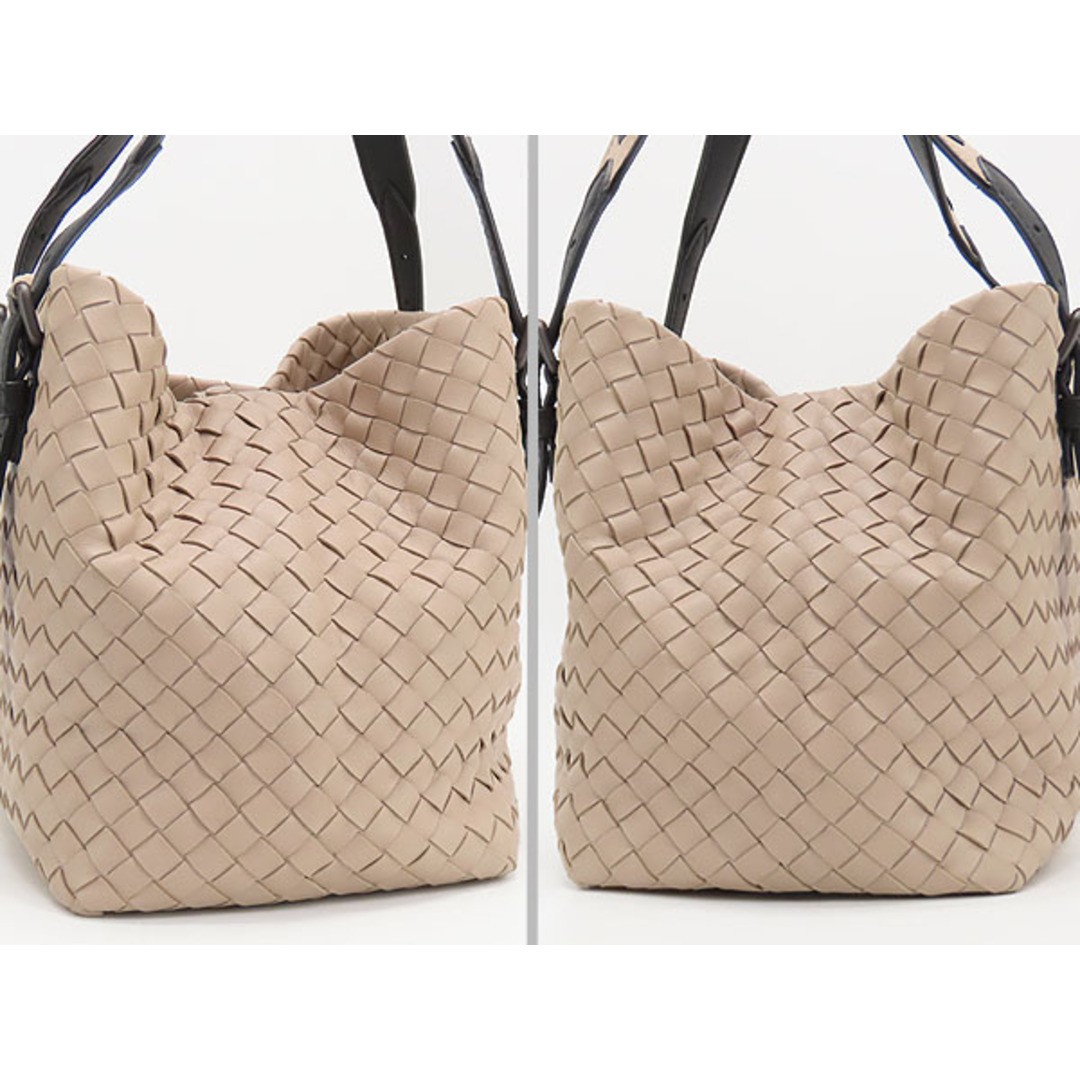 Bottega Veneta Intrecciato Nappa Mini Chester Bag Tote Shoulder Pink Used LIBR-0 thumbnail 3