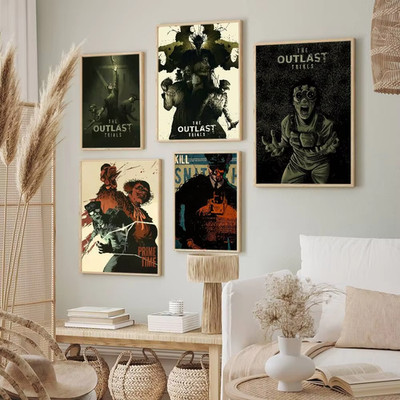 The Outlast Trials Poster Game Wall Art Print Survival Horror Gaming Room Decor